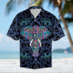 Elephant Blue Mandala Hawaiian Shirt  Unisex  Adult  HW5865 - 1