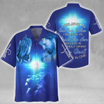Amazing Jesus I Believe In God Blue Cross Lion Hawaiian Shirt  Unisex  Adult  HW5653 - 1