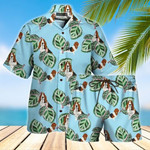 Basset Hound Hawaiian Shirt Set  Unisex  HS1065 - 1