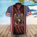 American Eagle One Nation Under God Hawaiian Shirt  Unisex  Adult  HW3857 - 1