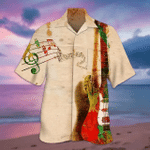 Guitar  Phonogram Hawaiian Shirt  Unisex  Adult  HW3761 - 1