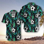 Soccer Grunge Unisex Hawaiian Shirt  Unisex  Adult  HW2575 - 1