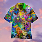Skull Hippie Hawaiian Shirt  Unisex  Adult  HW4530 - 1