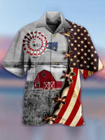 Flag Hawaiian Shirt  Unisex  Adult  HW3659 - 1