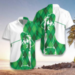 Plaid Golfers Silhouette Hawaiian Shirt  Unisex  Adult  HW5558 - 1