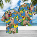 Sloth Love Fruit Hawaiian Shirt  Unisex  Adult  HW5752 - 1