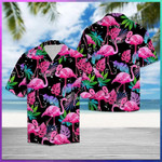 Flamingo Leaf Summer Hawaiian Shirt  Unisex  Adult  HW5185 - 1