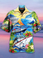 Yacht Tropical Hawaiian Shirt  Unisex  Adult  HW3877 - 1