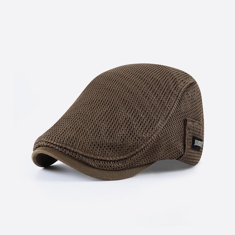 Men's Summer Mesh Newsboy Flat Cap Trucker Hat Sun Hat Adjustable 🔥HOT SALE 50%🔥