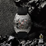 CIGA Design Z Series Titanium Case Wine Barrel Shaped Automatic Mechanical Watch Men’s Business Watch Silicone Strap Timepiece
