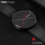 CIGA Design Men / Women Quartz Watch X Series Stainless Steel Case Steel Strap Clock Nice Gift Couple Wristwatch