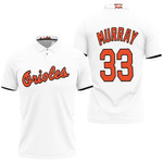 Baltimore Orioles Eddie Murray #33 MLB Mitchell Ness 1985 Cooperstown Collection Mesh White 2019 3D Designed Allover Custom Gift For Baltimore Fans