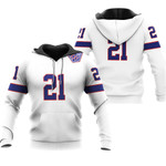 Buffalo Bills Jordan Poyer #21 Great Player NFL American Football Team White Vintage 3D Designed Allover Gift For Bills Fans