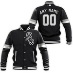 Chicago White Sox MLB Baseball Team Logo Majestic Player Black 2019 3D Designed Allover Custom Gift For Chicago Fans