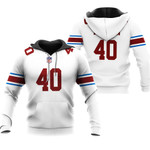 Arizona Cardinals Pat Tillman #40 Great Player NFL Legacy Vintage White 3D Designed Allover Gift For Arizona Fans
