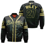 Atlanta Braves Austin Riley #27 Great Player MLB Black 3D Designed Allover Gift For Atlanta Fans