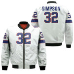 Buffalo Bills O J Simpson #32 Great Player NFL American Football Team White Vintage 3D Designed Allover Gift For Bills Fans