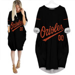 Baltimore Orioles MLB Baseball Team 2020 Black Vintage 3D Designed Allover Custom Gift For Baltimore Fans