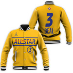 Bradley Beal #3 NBA Warriors 2021 All Star Western Conference Gold Jersey Style Gift For Beal Fans
