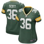 Womens Green Bay Packers Vernon Scott Green Game Jersey Gift for Green Bay Packers fans