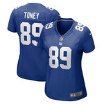 Womens New York Giants Kadarius Toney Royal Game Player Jersey Gift for New York Giants fans