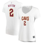 Collin Sexton Cleveland Cavaliers Womens Player Association Edition White Jersey gift for Cleveland Cavaliers fans
