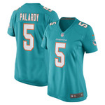 Womens Miami Dolphins Michael Palardy Aqua Game Jersey Gift for Miami Dolphins fans