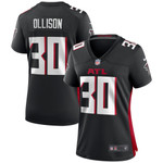 Womens Atlanta Falcons Qadree Ollison Black Game Jersey Gift for Atlanta Falcons fans
