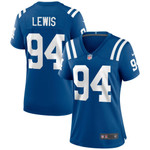 Womens Colts Tyquan Lewis Royal Game Jersey Gift for Colts fans