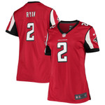 Womens Atlanta Falcons Matt Ryan Red Game Player Jersey Gift for Atlanta Falcons fans