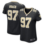 Womens New Orleans Saints Malcolm Roach Black Team Game Jersey Gift for New Orleans Saints fans
