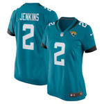 Womens Jacksonville Jaguars Rayshawn Jenkins Teal Game Player Jersey Gift for Jacksonville Jaguars fans