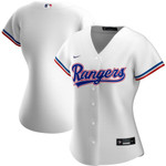 Womens Texas Rangers White Home Team Jersey Gift For Texas Rangers Fans