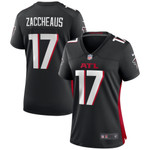 Womens Atlanta Falcons Olamide Zaccheaus Black Game Jersey Gift for Atlanta Falcons fans