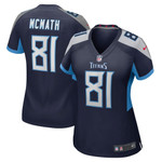 Womens Tennessee Titans Racey McMath Navy Game Jersey Gift for Tennessee Titans fans