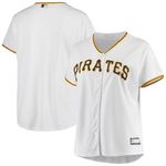 Womens Pittsburgh Pirates White Plus Size Home Team Jersey Gift For Pittsburgh Pirates Fans