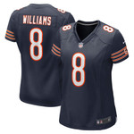Womens Chicago Bears Damien Williams Navy Game Jersey Gift for Chicago Bears fans