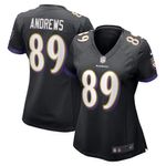 Womens Baltimore Ravens Mark Andrews Black Game Jersey Gift for Baltimore Ravens fans