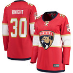Womens Florida Panthers Spencer Knight Red 2017/18 Home Jersey gift for Carolina Panthers fans