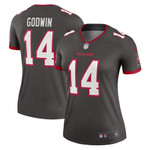 Womens Tampa Bay Buccaneers Chris Godwin Pewter Alternate Legend Jersey Gift for Tampa Bay Buccaneers fans