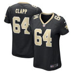 Womens New Orleans Saints Will Clapp Black Game Jersey Gift for New Orleans Saints fans