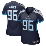 Womens Tennessee Titans Denico Autry Navy Game Jersey Gift for Tennessee Titans fans