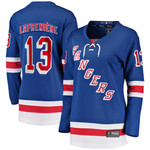 Womens New York Rangers Alexis Lafreniere Blue Player Jersey gift for New York Rangers fans