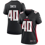 Womens Atlanta Falcons Keith Smith Black Game Jersey Gift for Atlanta Falcons fans