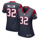 Womens Houston Texans Garret Wallow Navy Game Jersey Gift for Houston Texans fans