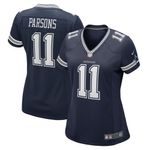 Womens Dallas Cowboys Micah Parsons Navy Game Jersey Gift for Dallas Cowboys fans