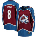 Womens Colorado Avalanche Cale Makar Burgundy Home Player Jersey gift for Colorado Avalanche fans