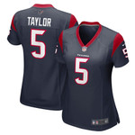 Womens Houston Texans Tyrod Taylor Navy Game Jersey Gift for Houston Texans fans