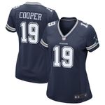 Womens Dallas Cowboys Amari Cooper Navy Game Team Jersey Gift for Dallas Cowboys fans