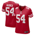 Womens San Francisco 49ers Fred Warner Scarlet Game Jersey Gift for San Francisco 49Ers fans